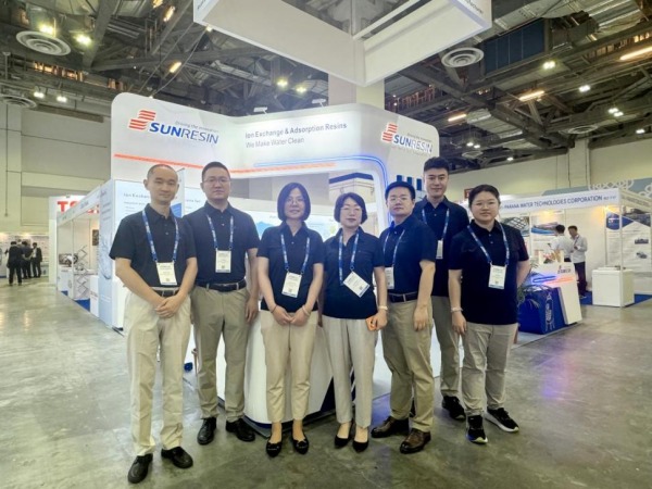 Exhibition Highlights | Sunresin Showcases at SIWW 2025 Singapore International Water Week