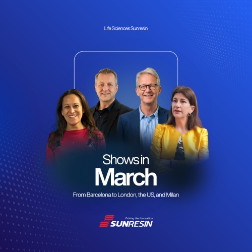 Sunresin on the Road in March: From Barcelona to Milan, Meet Us at Key Bioprocessing and Chromatography Events